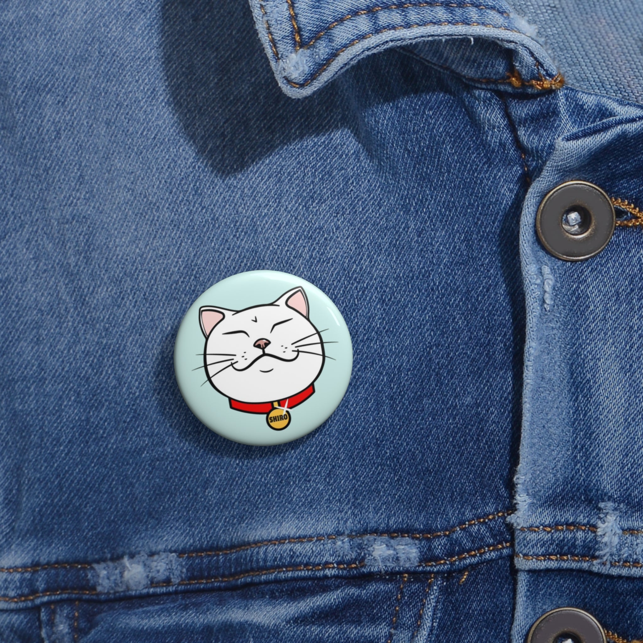 SHIRO Face Pin Button