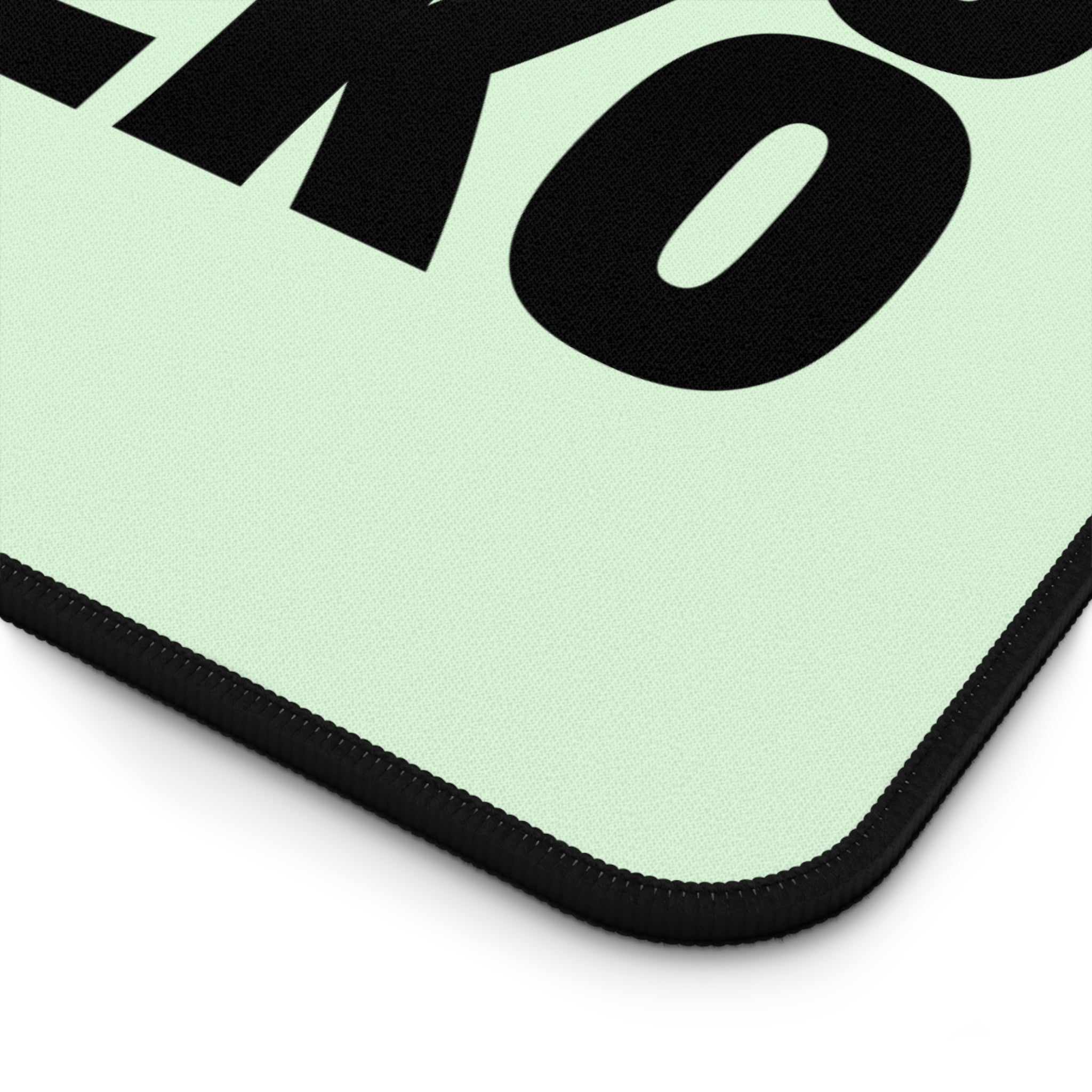 Shiro Neko Desk Mat — Cute White Cat Mousepad for Home Office
