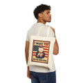 Tote Bag — "I Want You for the Shiro Army" Vintage Patriot Cat Canvas Tote