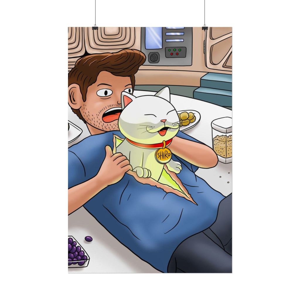 Shiro Chaos Poster – The Legendary “Snack Attack” Scene